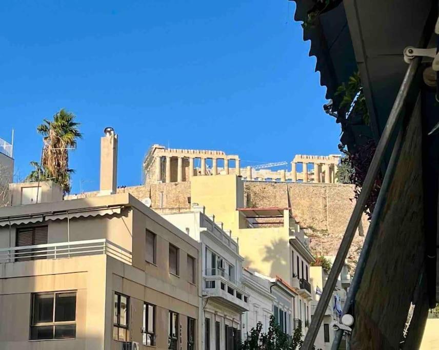 Spacious 2Bds Apt With Acropolis View In Center Athén Kültér fotó