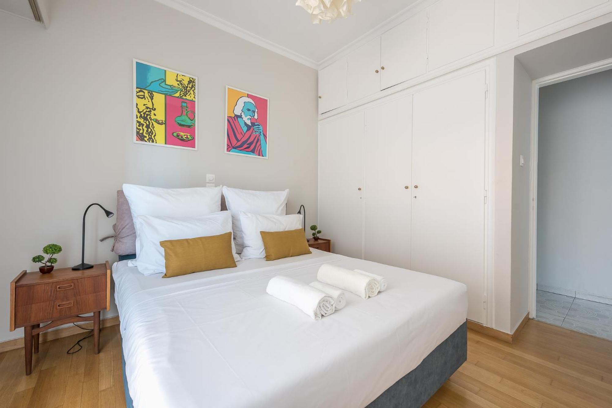 Spacious 2Bds Apt With Acropolis View In Center Athén Kültér fotó