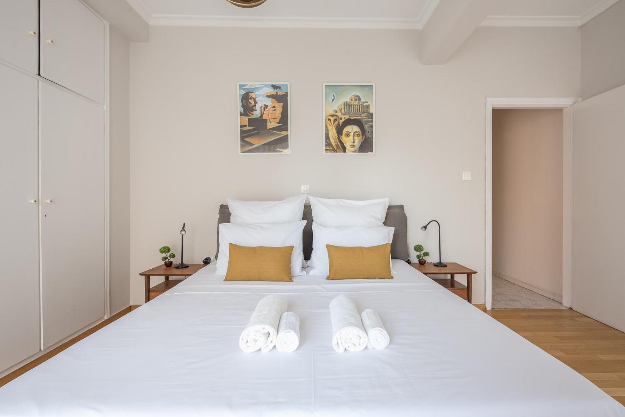 Spacious 2Bds Apt With Acropolis View In Center Athén Kültér fotó
