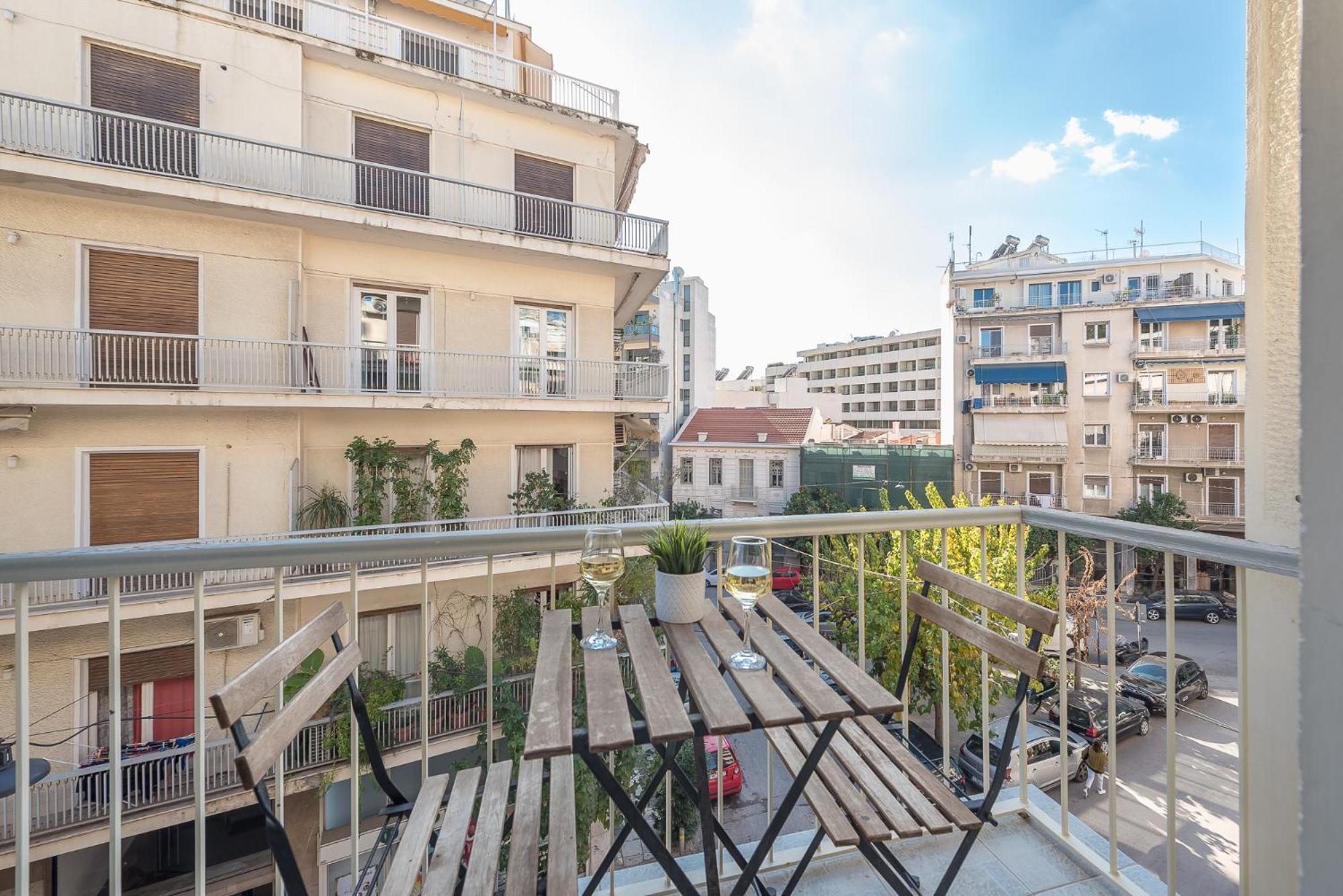 Spacious 2Bds Apt With Acropolis View In Center Athén Kültér fotó